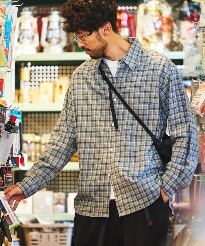 FREAK’S STORE / 柔棉格紋襯衫