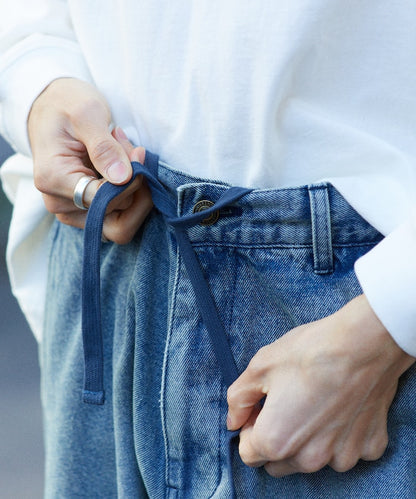 FREAK’S STORE / 立體扭紋輪廓 牛仔褲