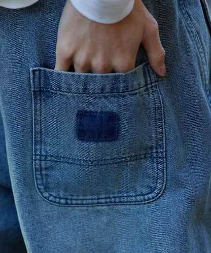 FREAK’S STORE / 立體扭紋輪廓 牛仔褲