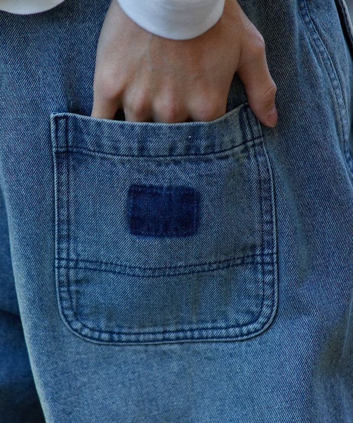 FREAK’S STORE / 立體扭紋輪廓 牛仔褲