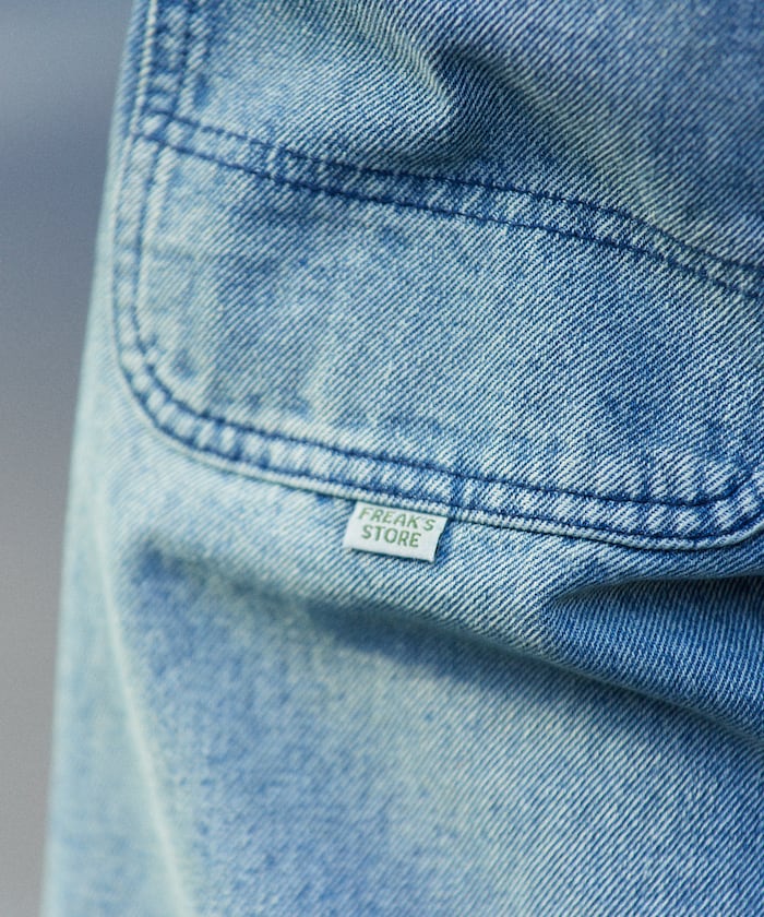FREAK’S STORE / 立體扭紋輪廓 牛仔褲