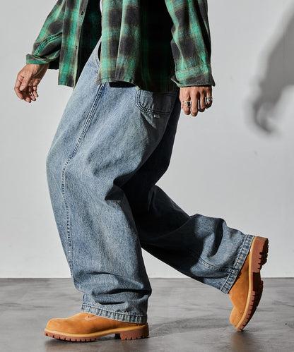 FREAK’S STORE / 立體扭紋輪廓 牛仔褲