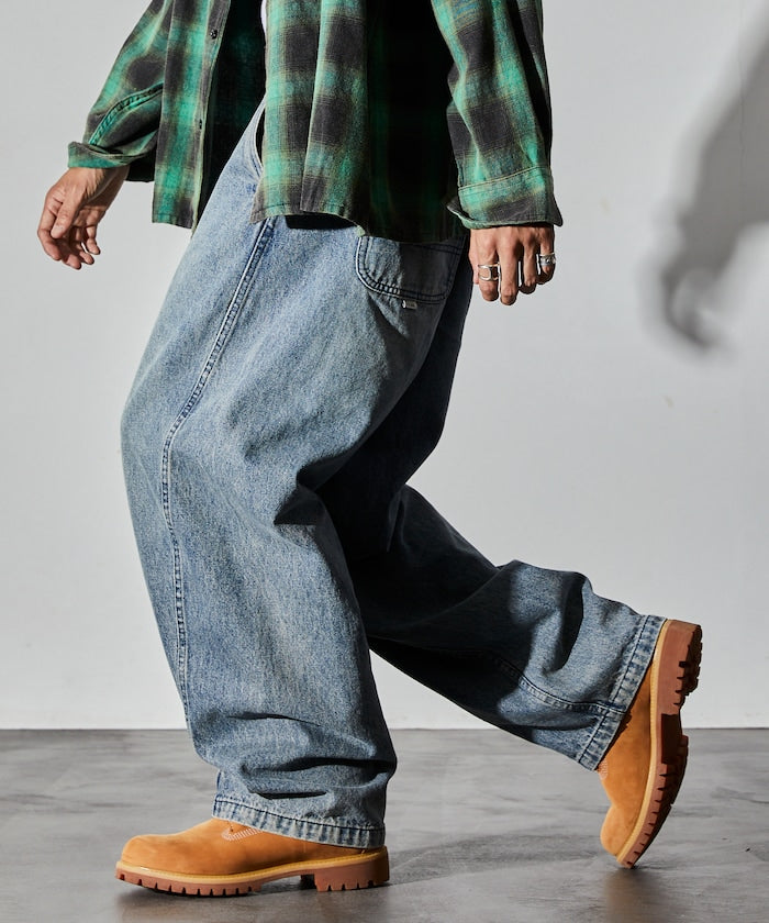 FREAK’S STORE / 立體扭紋輪廓 牛仔褲