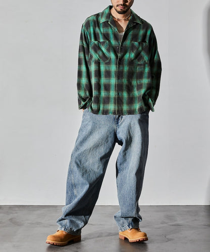 FREAK’S STORE / 立體扭紋輪廓 牛仔褲