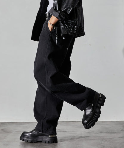 FREAK’S STORE / 立體扭紋輪廓 牛仔褲