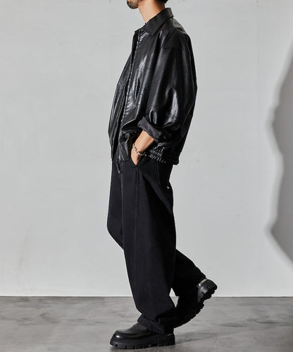 FREAK’S STORE / 立體扭紋輪廓 牛仔褲