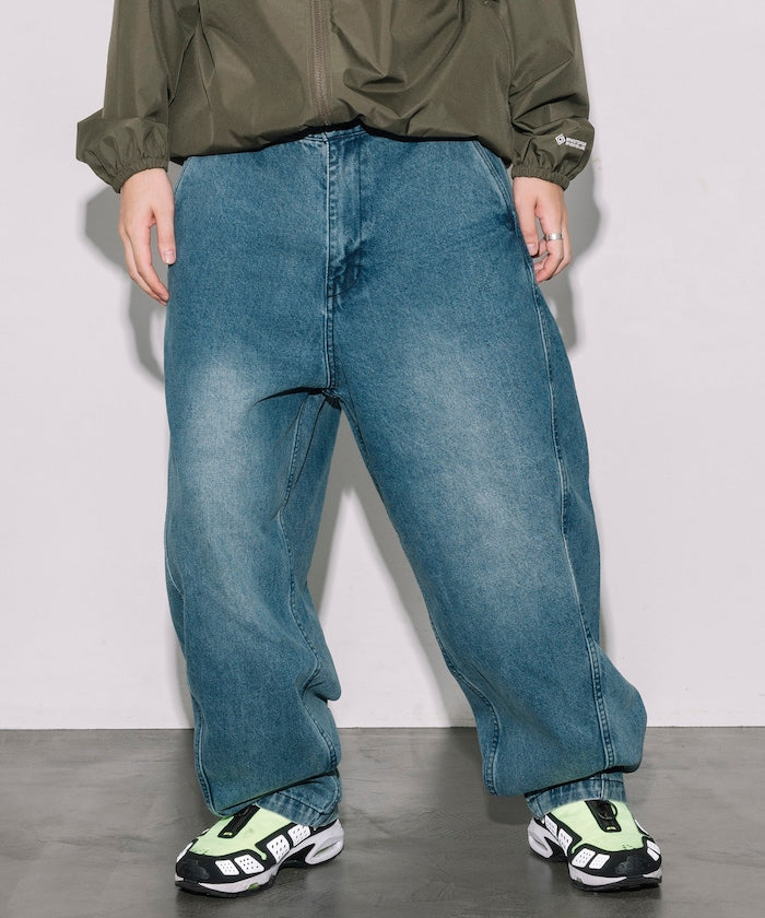 FREAK’S STORE / 立體扭紋輪廓 牛仔褲