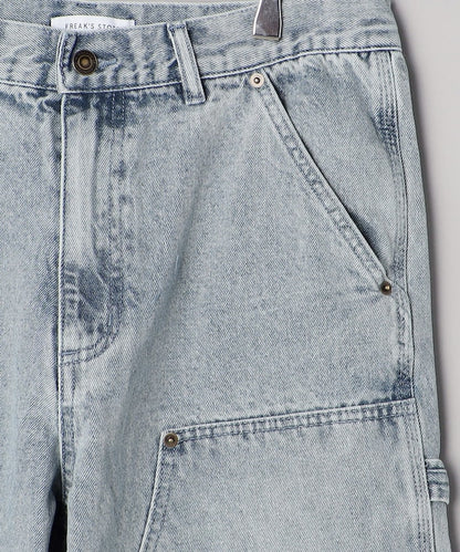 FREAK’S STORE / 雙膝剪接  直筒牛仔褲