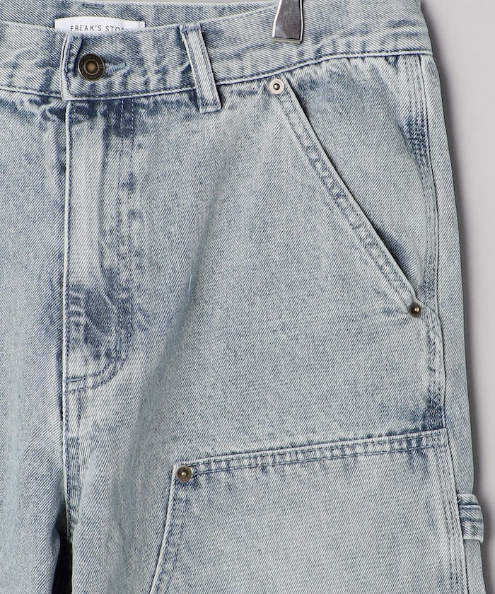 FREAK’S STORE / 雙膝剪接  直筒牛仔褲