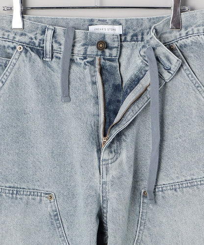 FREAK’S STORE / 雙膝剪接  直筒牛仔褲