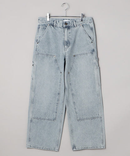 FREAK’S STORE / 雙膝剪接  直筒牛仔褲