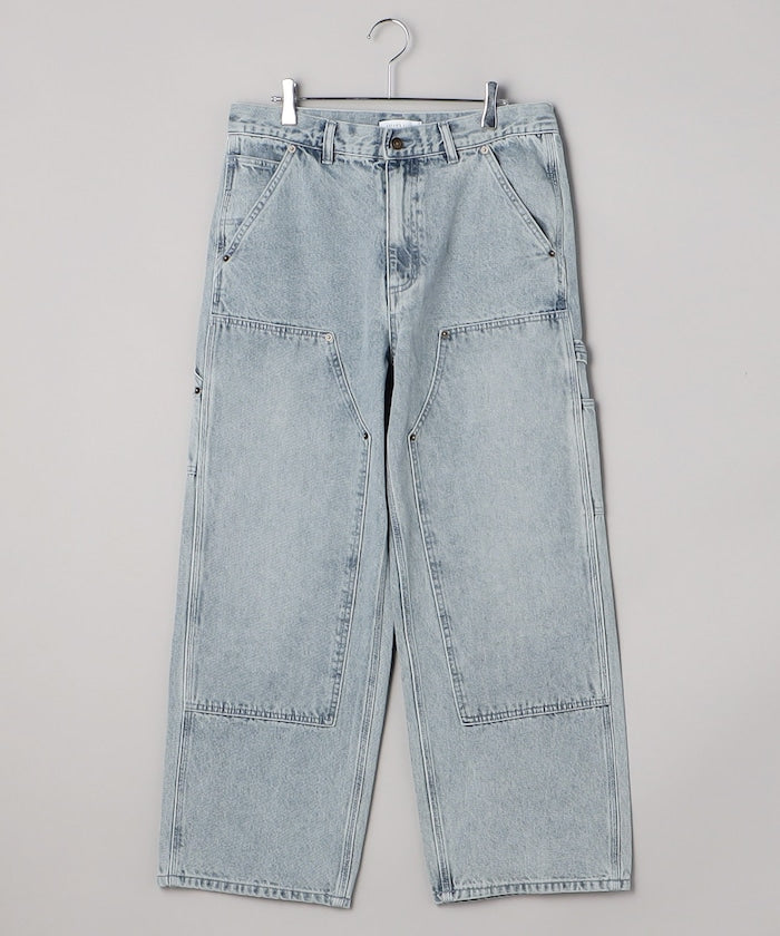 FREAK’S STORE / 雙膝剪接  直筒牛仔褲