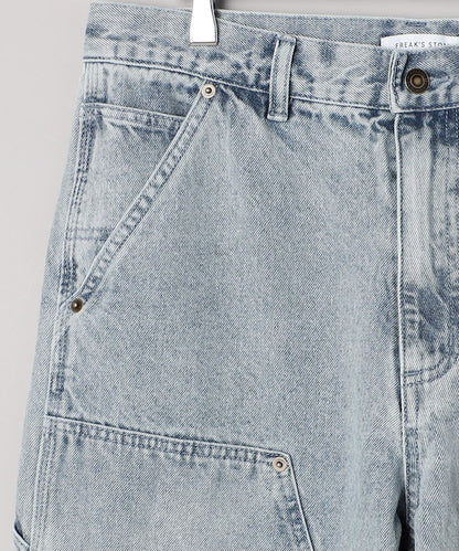 FREAK’S STORE / 雙膝剪接  直筒牛仔褲