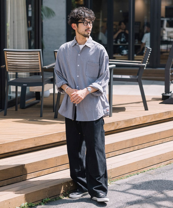 FREAK’S STORE / 雙膝剪接  直筒牛仔褲