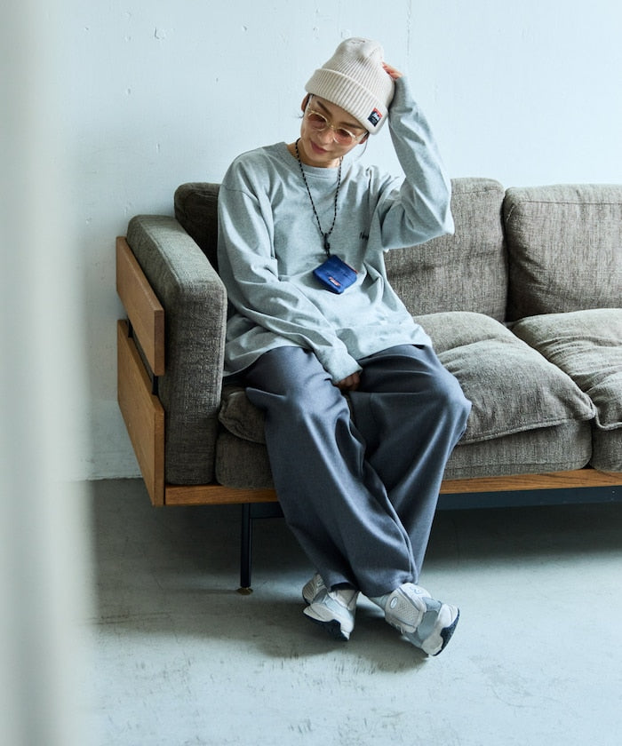 NANGA × FREAK'S STORE / BOX LOGO BULKY BEANIE 厚針織毛帽 *11月上旬出貨