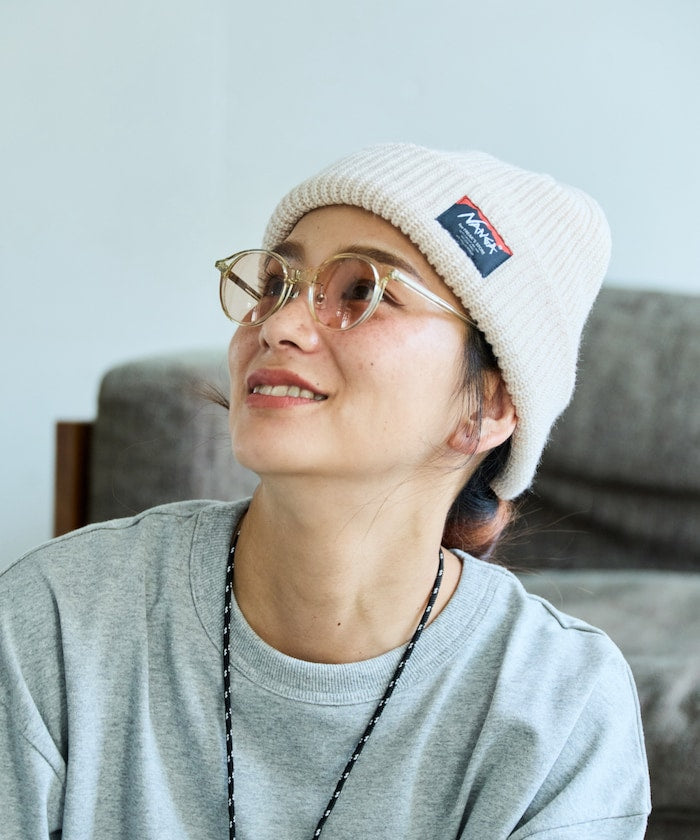 NANGA × FREAK'S STORE / BOX LOGO BULKY BEANIE 厚針織毛帽 *11月上旬出貨