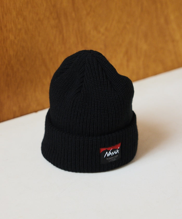 NANGA × FREAK'S STORE / BOX LOGO BULKY BEANIE 厚針織毛帽 *11月上旬出貨