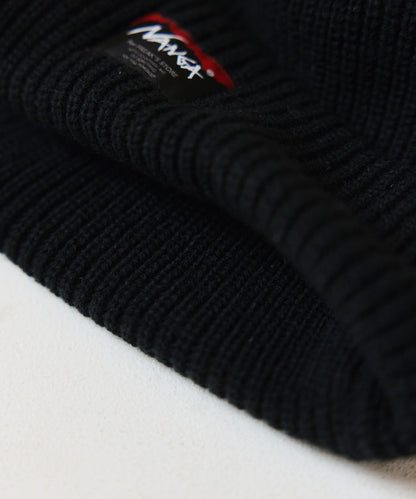 NANGA × FREAK'S STORE / BOX LOGO BULKY BEANIE 厚針織毛帽 *11月上旬出貨