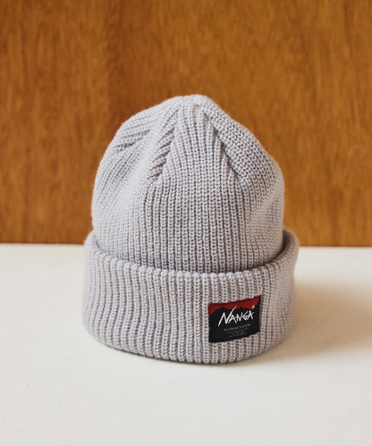 NANGA × FREAK'S STORE / BOX LOGO BULKY BEANIE 厚針織毛帽 *11月上旬出貨