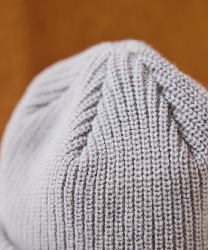 NANGA × FREAK'S STORE / BOX LOGO BULKY BEANIE 厚針織毛帽 *11月上旬出貨