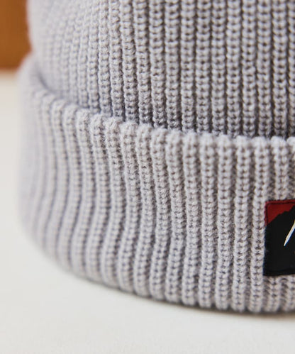 NANGA × FREAK'S STORE / BOX LOGO BULKY BEANIE 厚針織毛帽 *11月上旬出貨