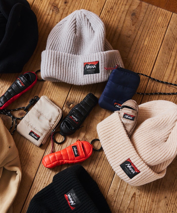 NANGA × FREAK'S STORE / BOX LOGO BULKY BEANIE 厚針織毛帽 *11月上旬出貨