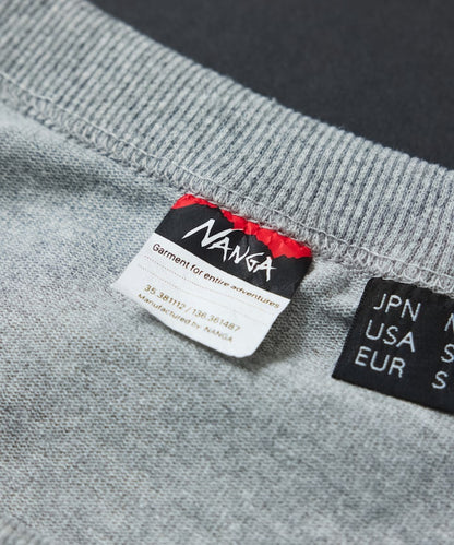 NANGA × FREAK'S STORE ECO HYBRID LOGO LS TEE / 長袖T恤 *10月上旬出貨