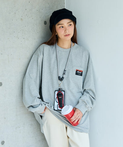NANGA × FREAK'S STORE ECO HYBRID LOGO LS TEE / 長袖T恤 *10月上旬出貨