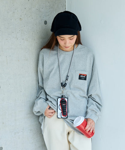 NANGA × FREAK'S STORE ECO HYBRID LOGO LS TEE / 長袖T恤 *10月上旬出貨