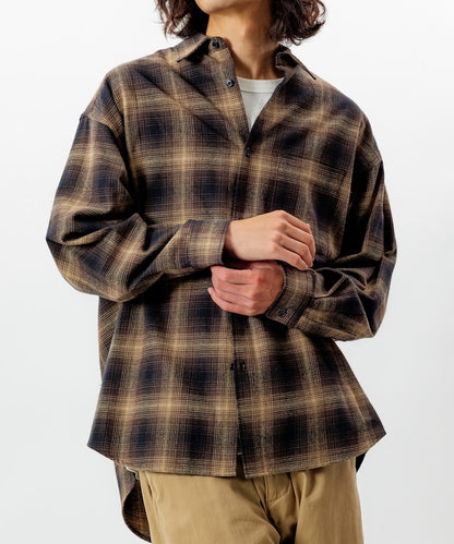 FREAK’S STORE / 漸層格紋柔棉襯衫