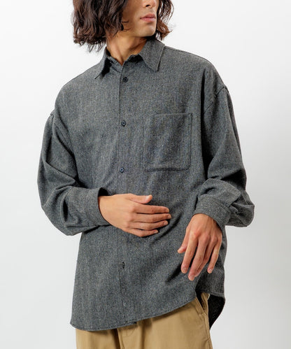 FREAK’S STORE / 仿羊毛質感襯衫