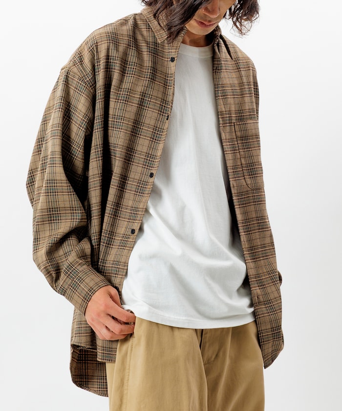 FREAK’S STORE / 仿羊毛質感襯衫