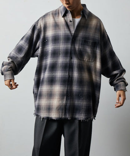 FREAK’S STORE / 仿舊格紋襯衫