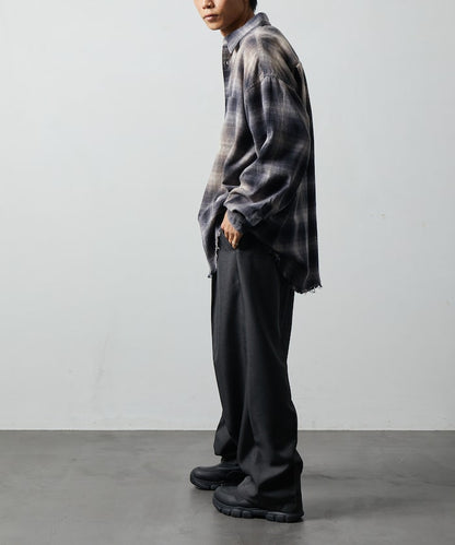 FREAK’S STORE / 仿舊格紋襯衫