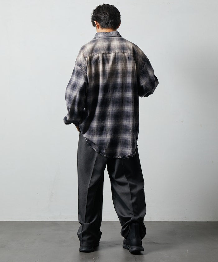 FREAK’S STORE / 仿舊格紋襯衫