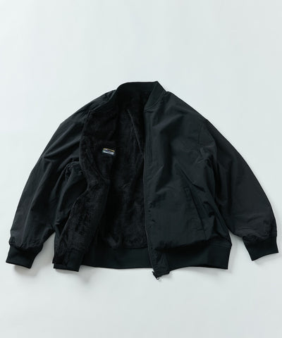 FREAK’S STORE / 尼龍×羊羔絨雙面穿 MA-1 飛行外套