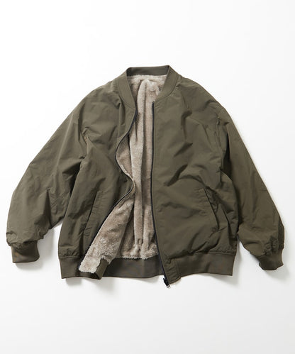 FREAK’S STORE / 尼龍×羊羔絨雙面穿 MA-1 飛行外套