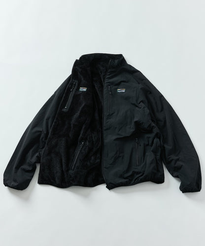 FREAK’S STORE / 寬鬆剪裁 尼龍 × 羊羔絨 雙面穿外套