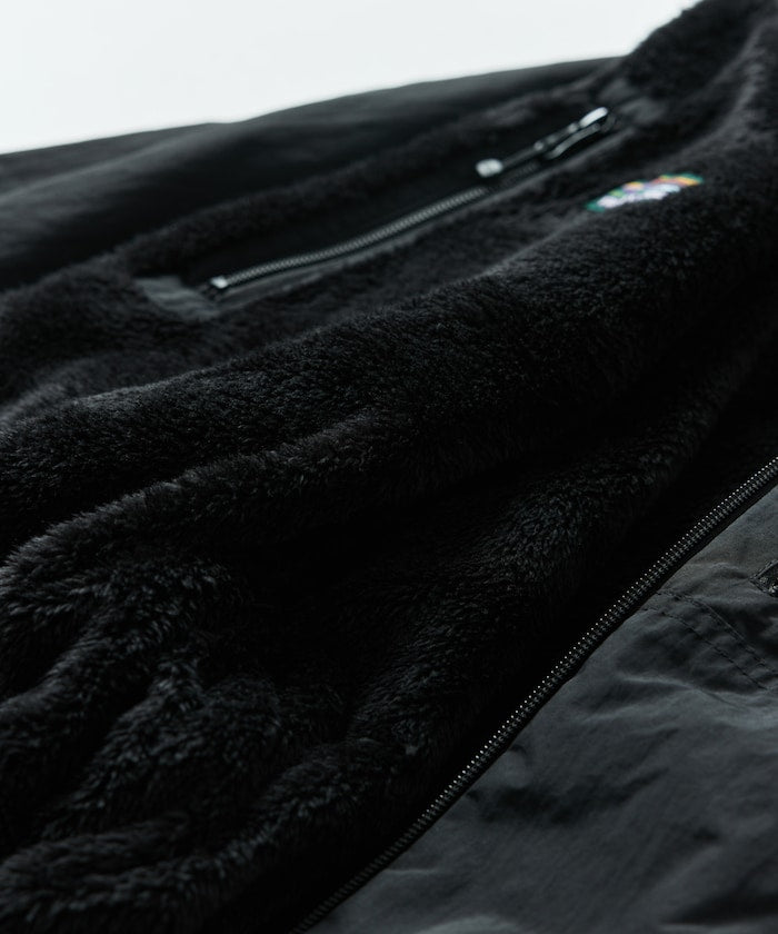 FREAK’S STORE / 寬鬆剪裁 尼龍 × 羊羔絨 雙面穿外套