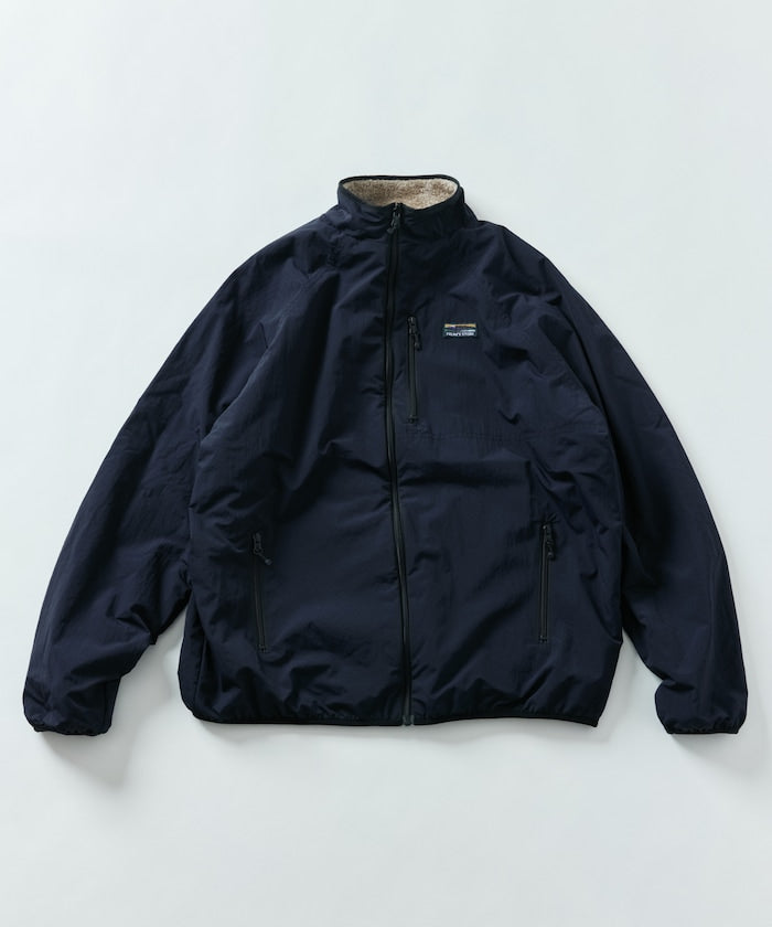 FREAK’S STORE / 寬鬆剪裁 尼龍 × 羊羔絨 雙面穿外套