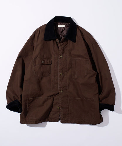 FREAK’S STORE / 燈芯絨拼接鴨布 外套