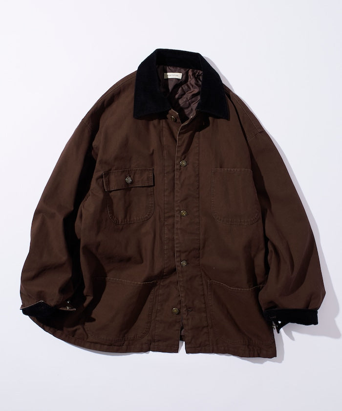 FREAK’S STORE / 燈芯絨拼接鴨布 外套