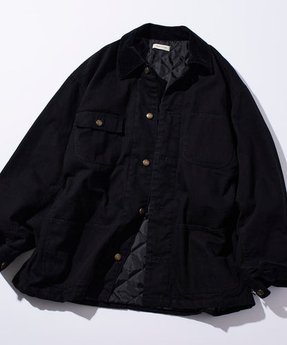 FREAK’S STORE / 燈芯絨拼接鴨布 外套