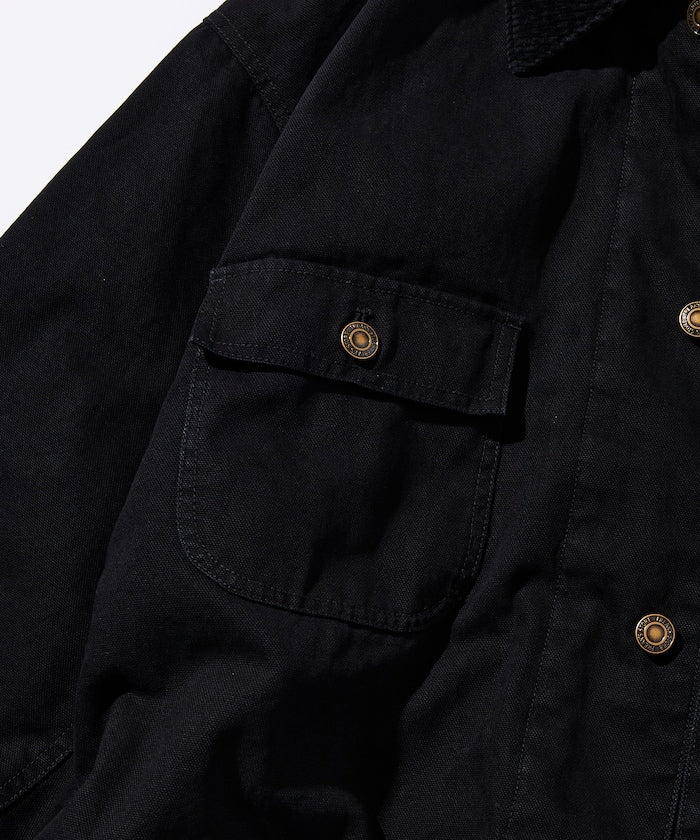 FREAK’S STORE / 燈芯絨拼接鴨布 外套