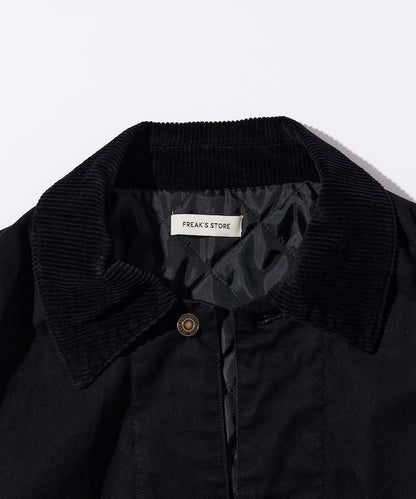 FREAK’S STORE / 燈芯絨拼接鴨布 外套