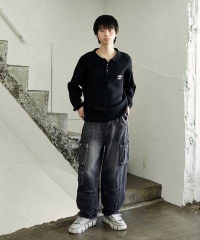 UMBRO / KNIT POLO SWEATER 針織長袖 POLO衫