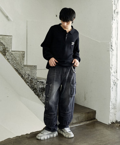 UMBRO / KNIT POLO SWEATER 針織長袖 POLO衫