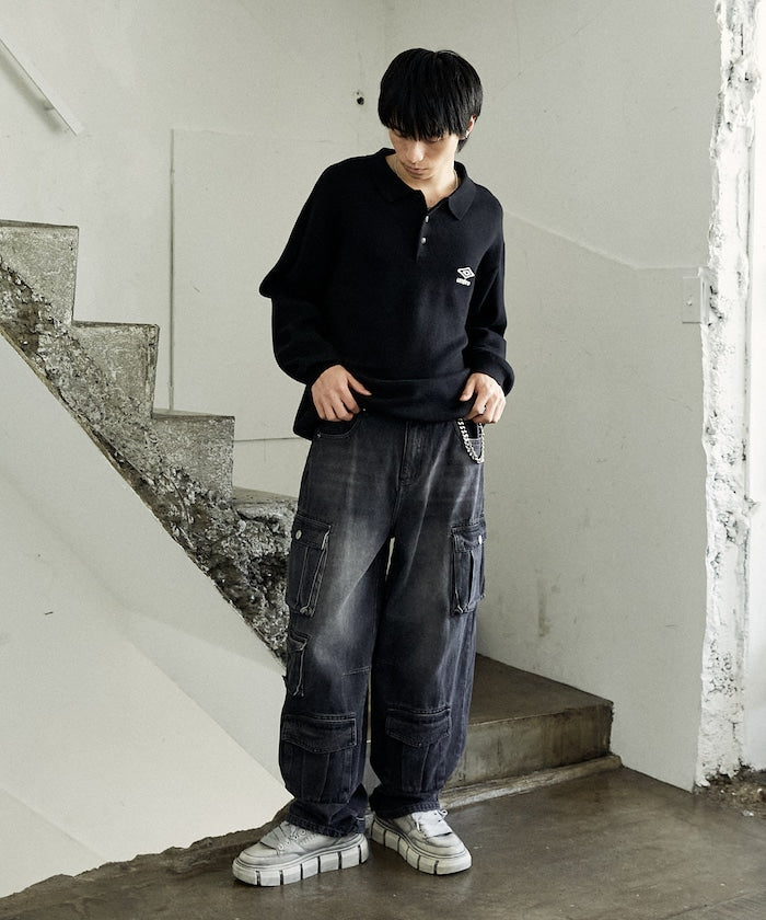 UMBRO / KNIT POLO SWEATER 針織長袖 POLO衫