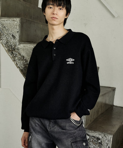 UMBRO / KNIT POLO SWEATER 針織長袖 POLO衫