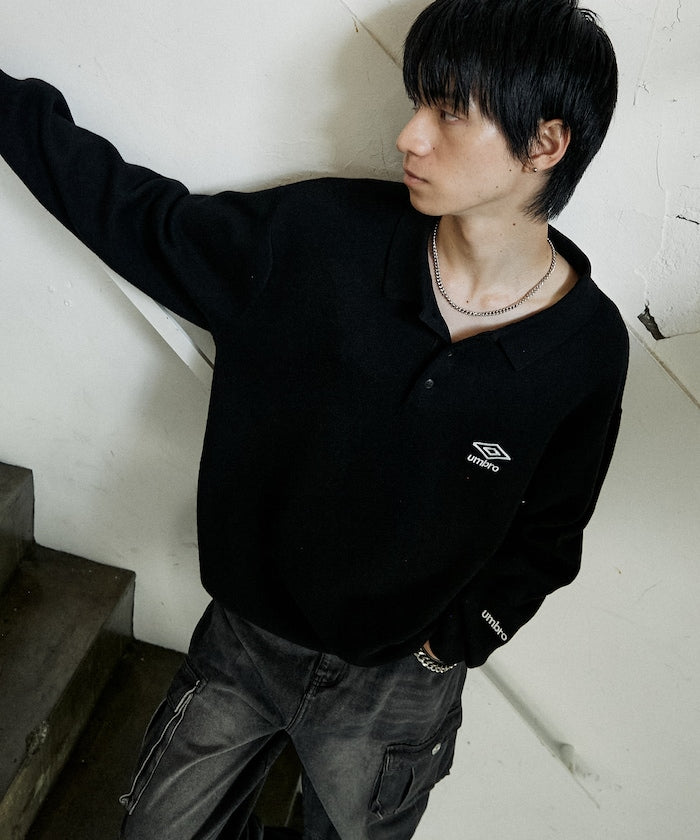 UMBRO / KNIT POLO SWEATER 針織長袖 POLO衫